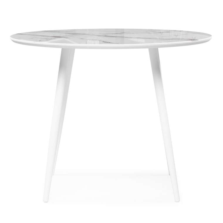 Обеденный стол Абилин белого цвета