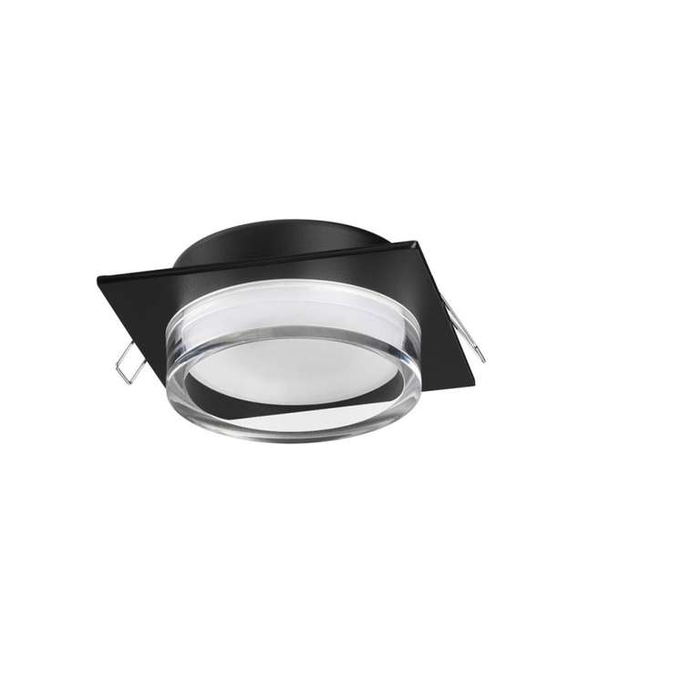 Светильник встраиваемый Novotech Gem 371028 черный IP20 GX53 12Вт 220-240V