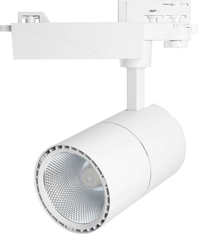 Трековый светодиодный светильник трехфазный 30W 220V Feron AL103 51003