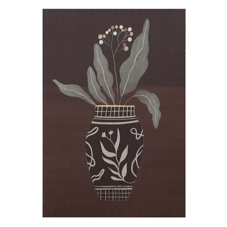 Полотно 80 x 3,8 x 120 cm Кувшин Цветы