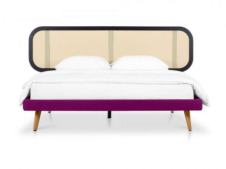 Кровать Male 160х200 пурпурно-бежевого цвета