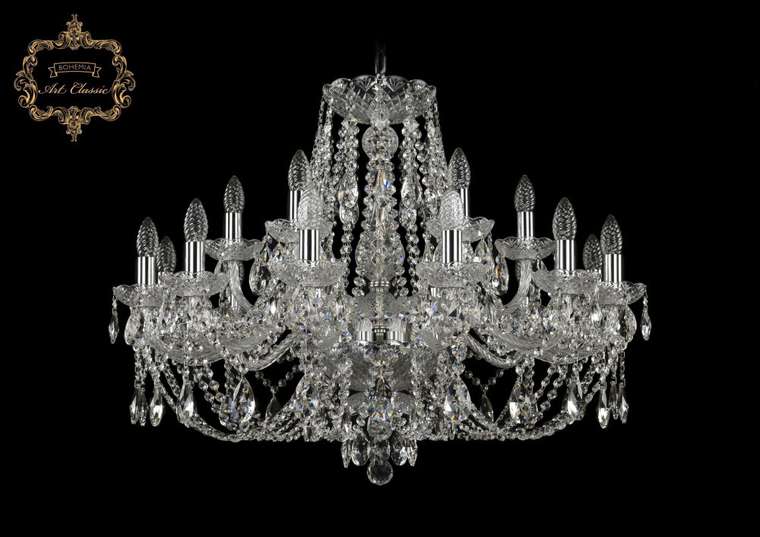 Хрустальная подвесная люстра Art Classic 44501 11.21.12+6.300.Cr.Sp подсвечник