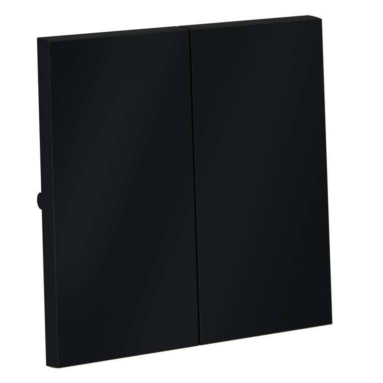 Клавиши для выключателя/переключателя двухклавишного, S70 (графит)