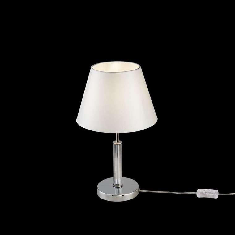 Настольная лампа Clarissa с белым плафоном