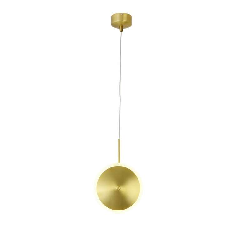 Подвесной светодиодный светильник  Imente  золотого цвета