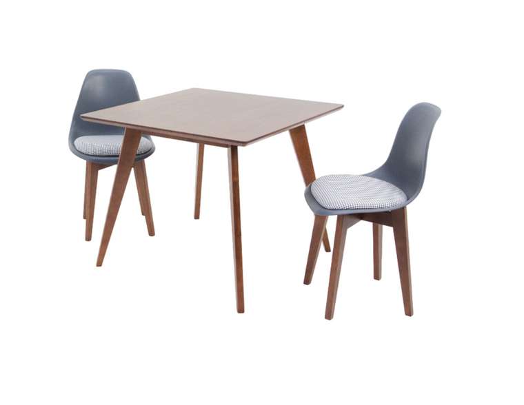 Обеденная группа Сканди М 100 коричнево-серого цвета