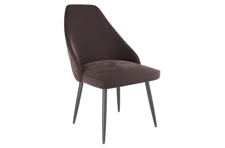 Набор из двух стульев Милан темно-коричневого цвета