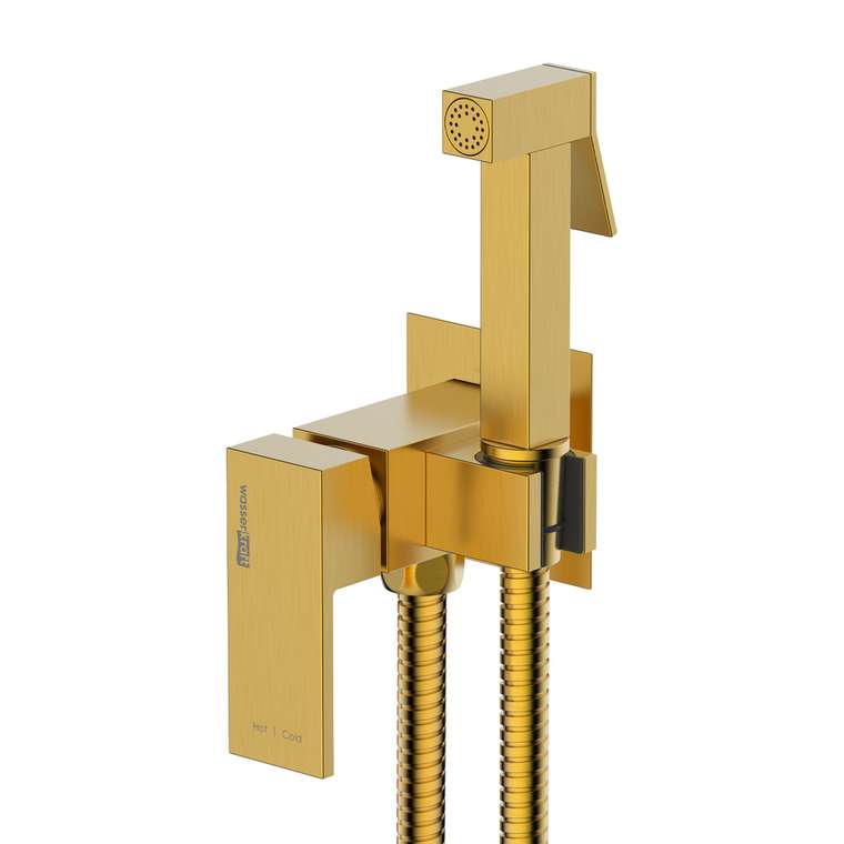 Гигиенический душ Wasserkraft A71838 золотого цвета