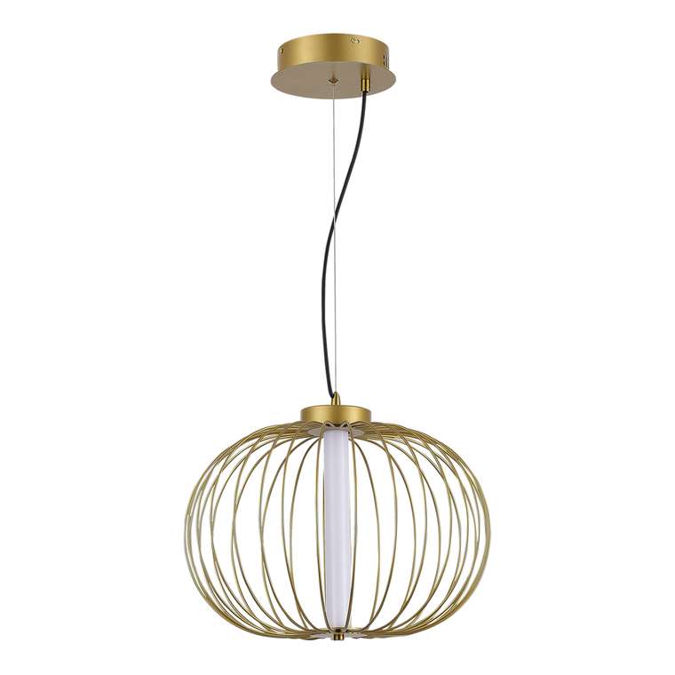 Светильник подвесной ST-Luce Золотистый/Золотистый LED 1*10W 3000K SLICE