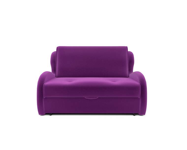 Прямой диван-кровать Атлант M фиолетового цвета
