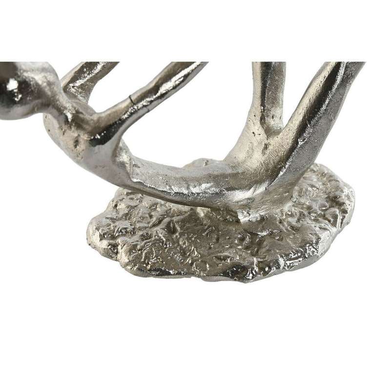 Декоративная фигура Серебристый 25 x 8 x 14 cm (2 штук)