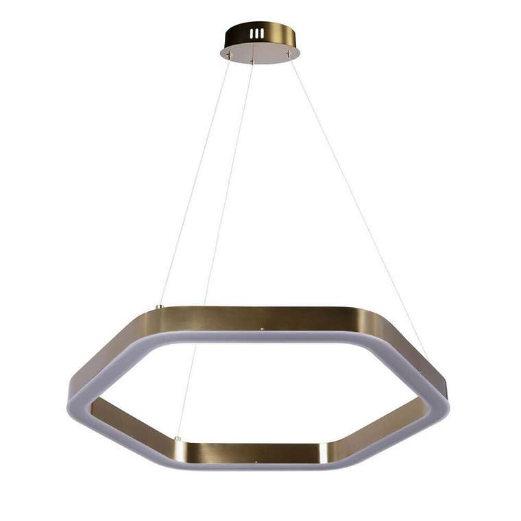 Подвесная люстра Titanium 60 золотого цвета