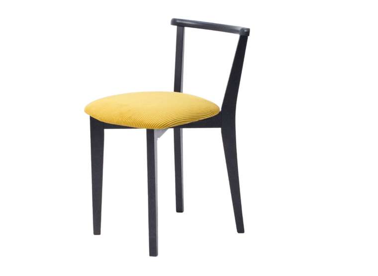 Стул Франк ПМ желто-черного цвета