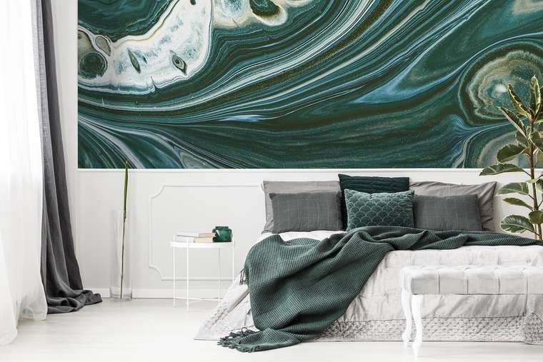 Фотообои Verde зеленого цвета