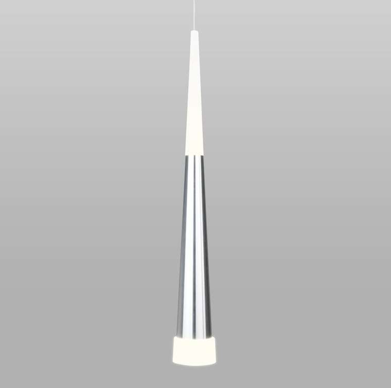 Подвесной светодиодный светильник DLR038 7+1W 4200K хром