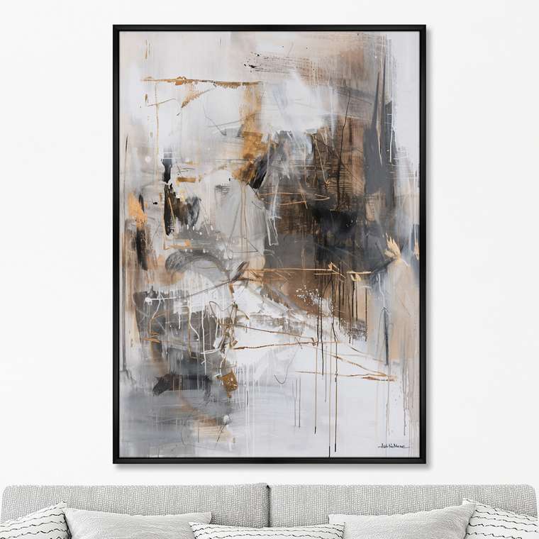 Репродукция картины на холсте Лето в городе, No 2, 2025г.