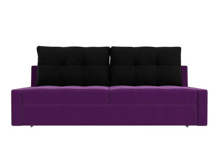 Прямой диван-кровать Мартин фиолетового цвета