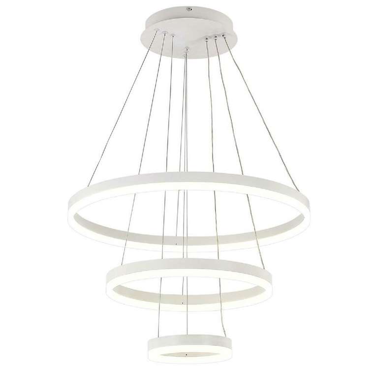 Подвесная люстра Oreol LED LAMPS 81277 (акрил, цвет белый)