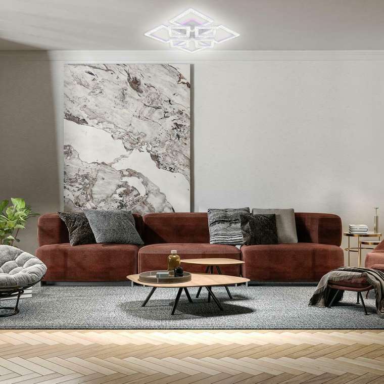 Потолочная люстра Aquarius 10287/8LED BL (акрил, цвет прозрачный)