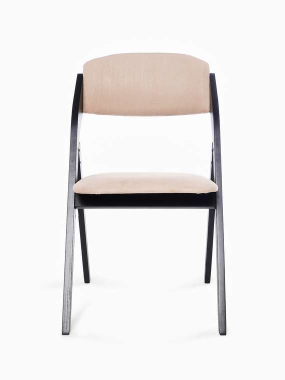 Складной стул Яратон черно-бежевого цвета