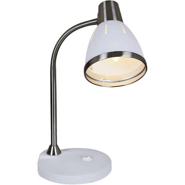 Настольная лампа 02155-0.7-01 WT (металл, цвет белый)