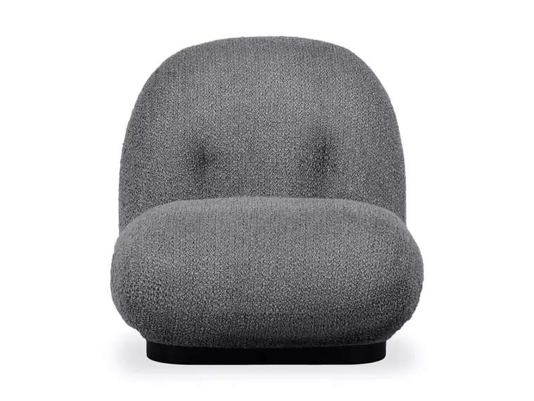 Кресло Pacha Wood серого цвета