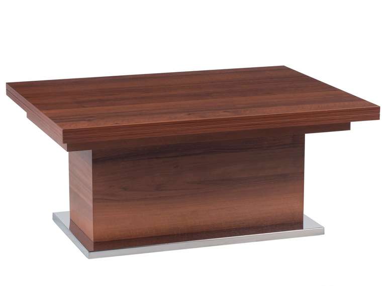 Журнальный стол-трансформер Slide коричневого цвета 
