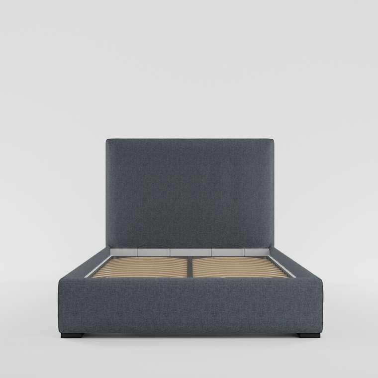 Кровать с подъемным механизмом Norte 160х200 темно-серого цвета