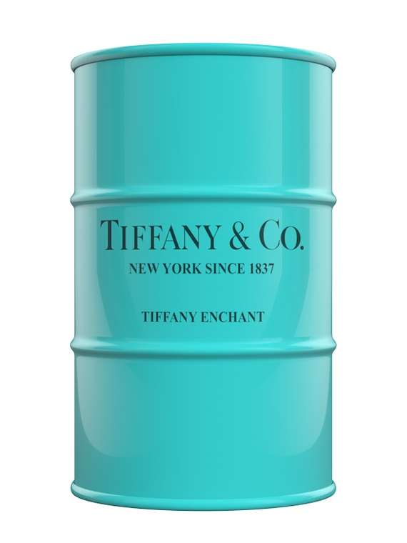 Барный стол-бочка Tiffany бирюзового цвета