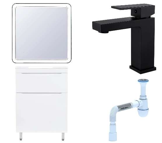 Комплект: Мебель для ванной Бергамо