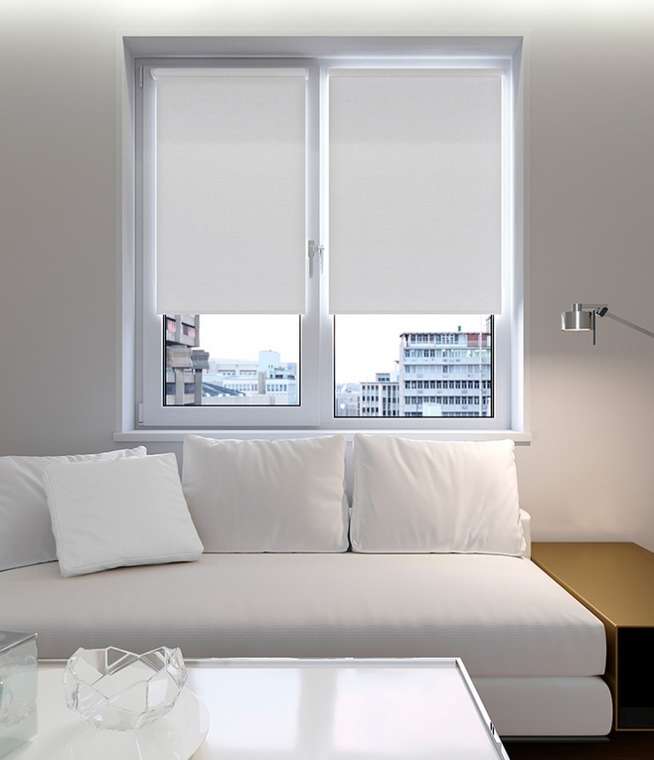 мини ролета Лестер 72,5х175 белый