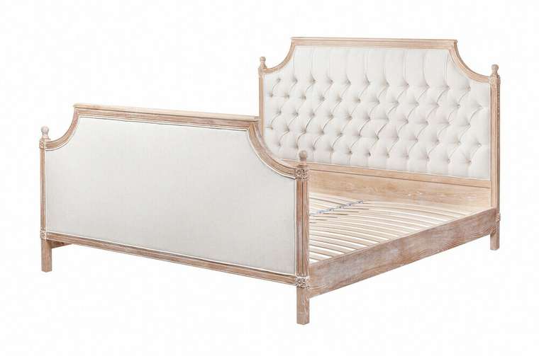 Кровать Lanrada 180х200 бежевого цвета