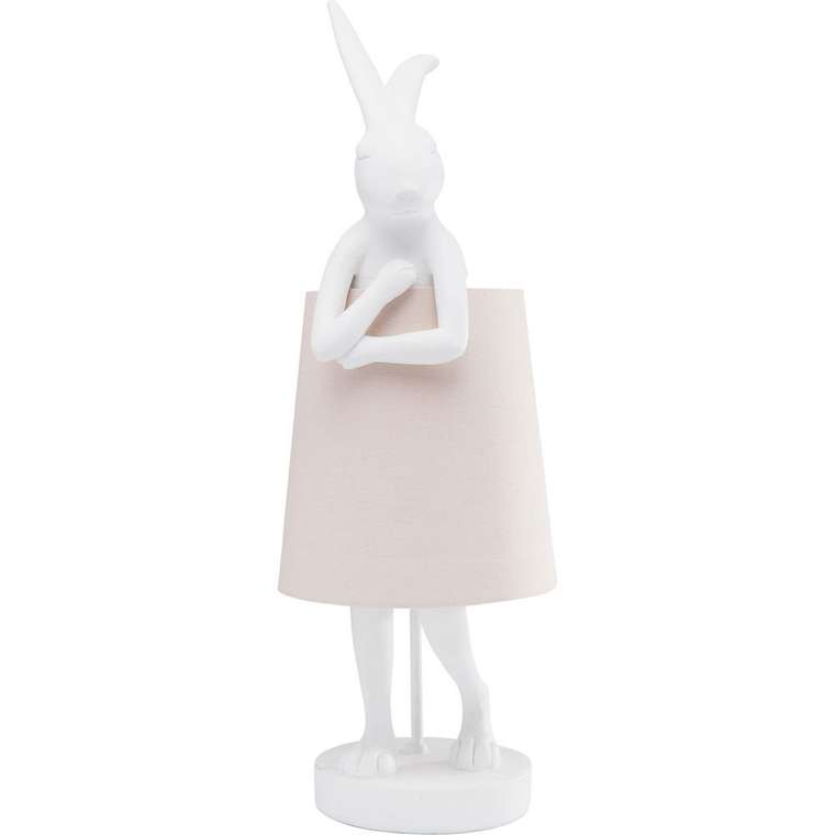 Лампа настольная Rabbit белого цвета