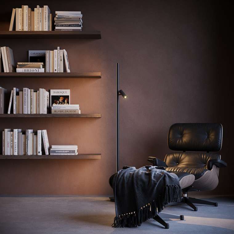 Напольный светильник (торшер) Maytoni MOD395FL-L28B3K Thin Modern