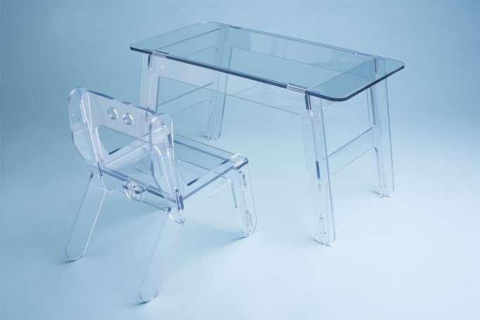 Стол playply "GLASSY" Рост: 100–115 см