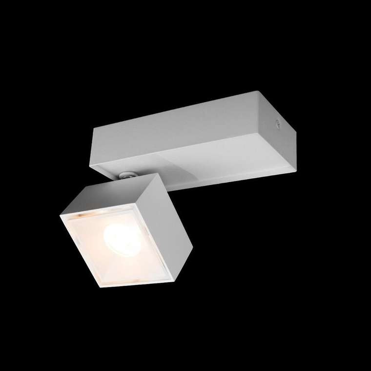 спот накладной Knof 10324/B White (металл, цвет белый)