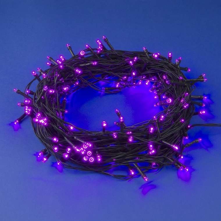 Гирлянда светодиодная, 10м, 100 светодиодов, розовый свет. ULD-S1000-100/DGA PINK IP20