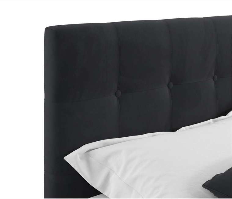 Кровать Selesta 120х200 с подъемным механизмом и матрасом черного цвета