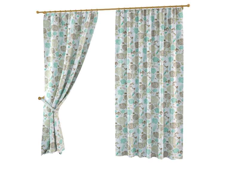 Стильные фотошторы: Весенняя зелень