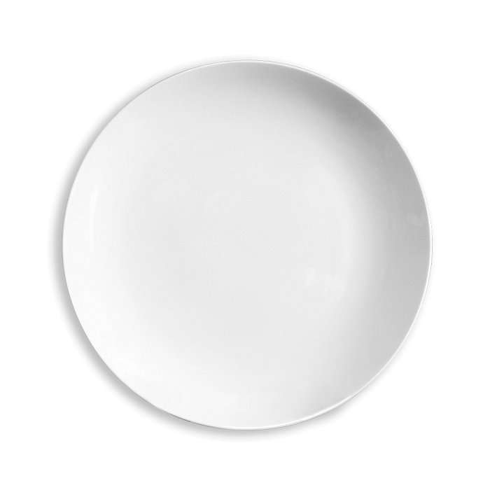 Тарелка без бортов белого цвета