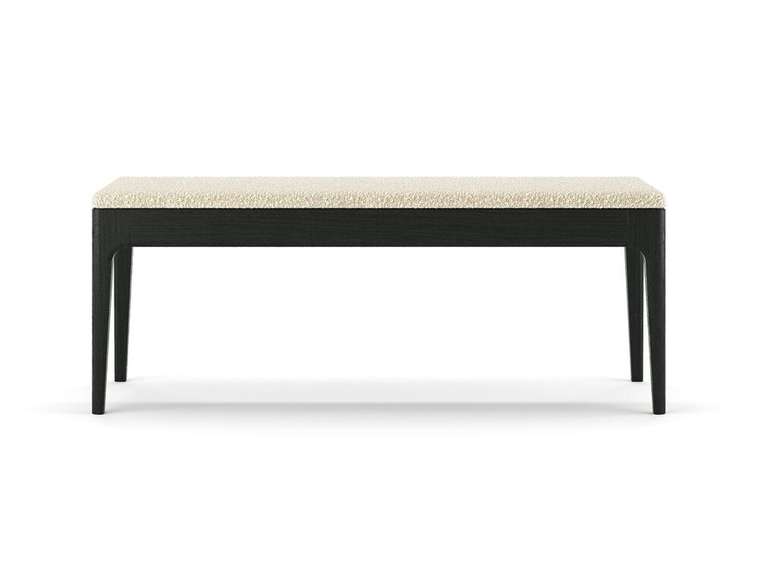 Скамья-банкетка Fargo бежево-черного цвета 