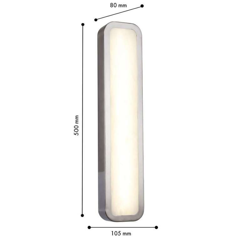 Настенный светильник Adamaris 4726-1W (акрил, цвет белый)