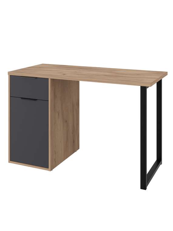 Письменный стол С-408 цвет дуб крафт золотой/графит