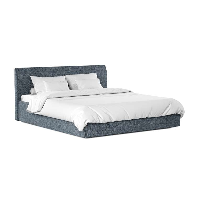 Кровать Soma 180х200 темно-серого цвета с подъемным механизмом