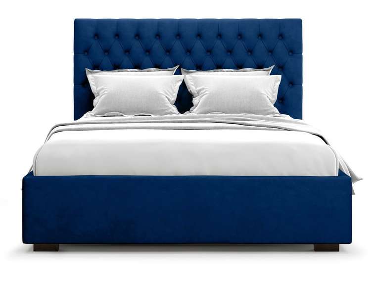 Кровать с подъемным механизмом Nemi 160х200 синего цвета