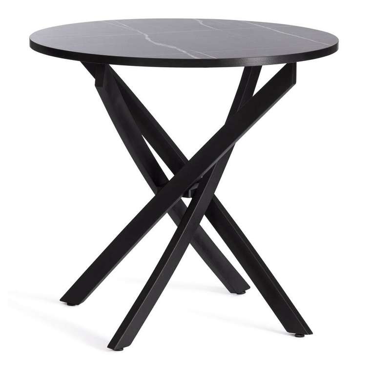 Обеденный стол Manzana черного цвета