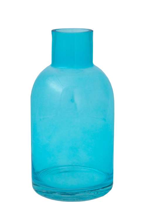 Настольная ваза Small Bubble Blue Vase из стекла