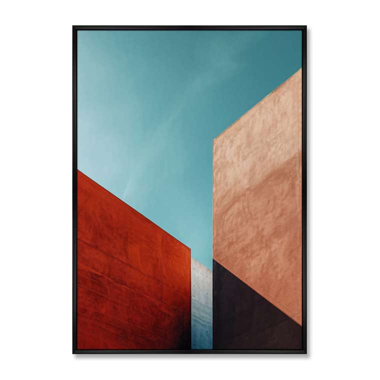 Репродукция картины на холсте Геометрия камня, No 1, 2025г.