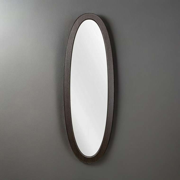 Зеркало настенное Лисмор в раме цвета венге