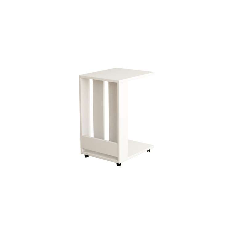 Приставной столик Side Table белого цвета